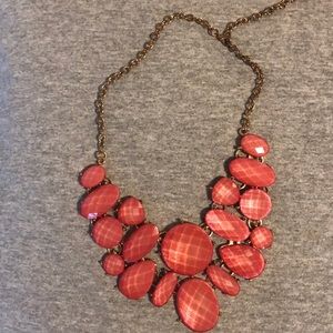Coral pink necklace